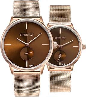 Couple Quartz Mesh Strap Watches