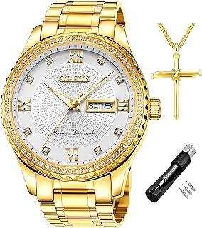 Luxury Luminous Diamond Men's Dress Watch