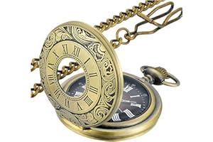 Vintage Roman Numerals Pocket Watch