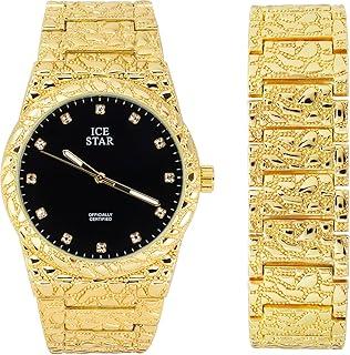 Men's Luxury Diamond Accent Quartz Watch