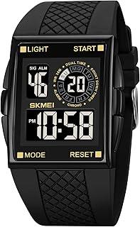 Large Face Alloy Shell Digital Sport Watch