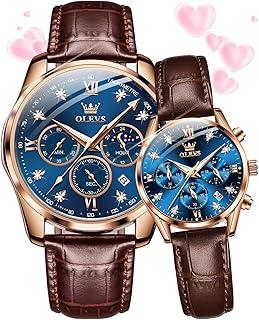 Luxury Diamond Chronograph Couple Watches