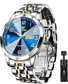 Two-Tone Diamond Analog Dress Watch