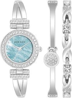 Premium Crystal Bangle Watch and Bracelet Set